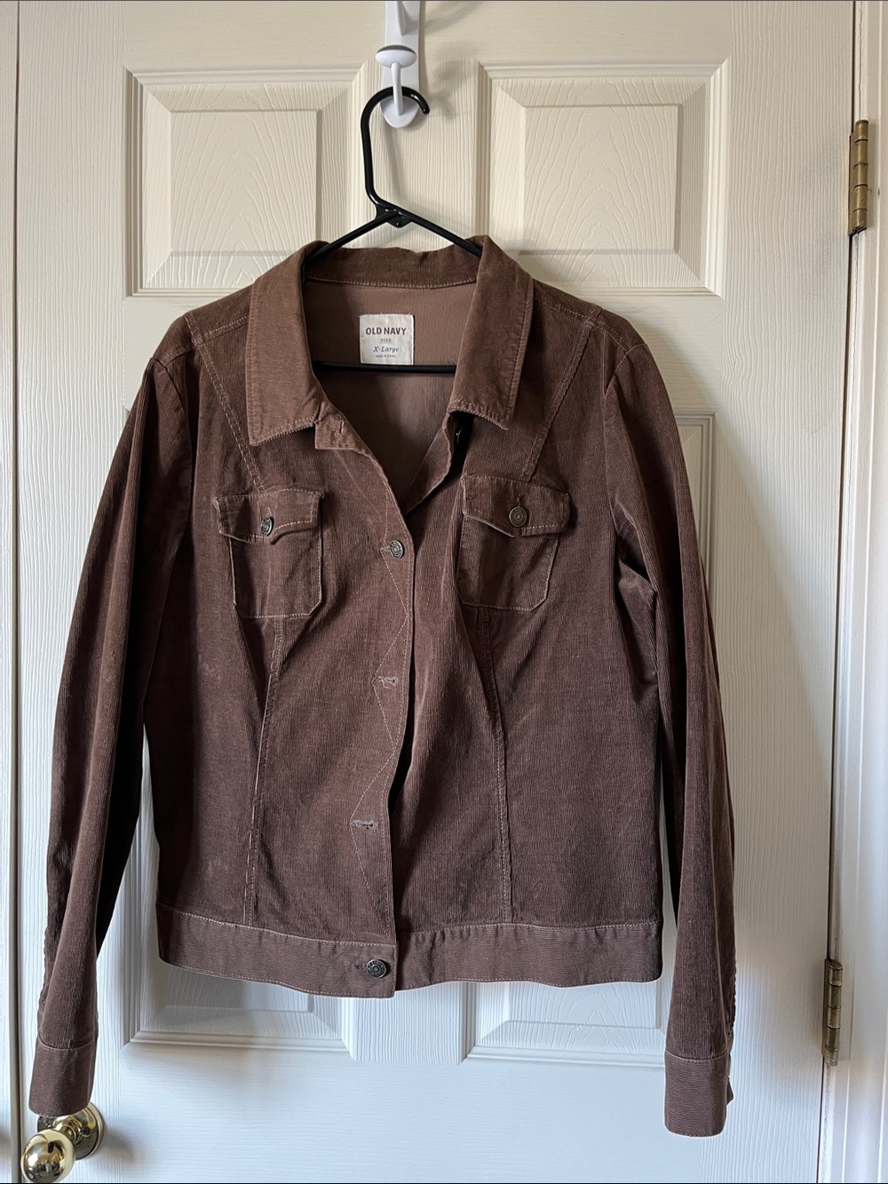 Old Navy Brown Corduroy Button-Front Jacket